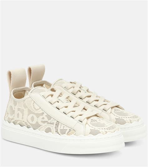 chloe sneaker spitze beige|chloe shoes for women.